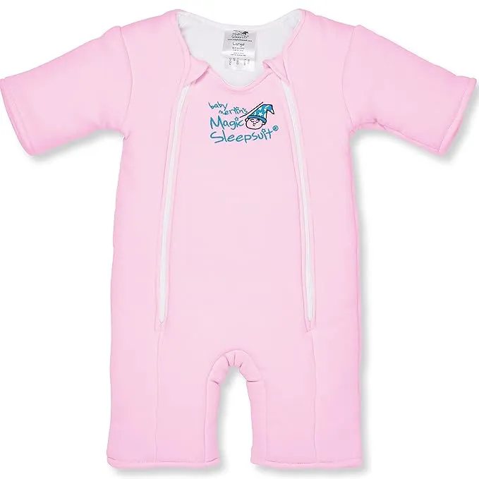 Baby Merlin's Cotton Magic Sleepsuit · Pink