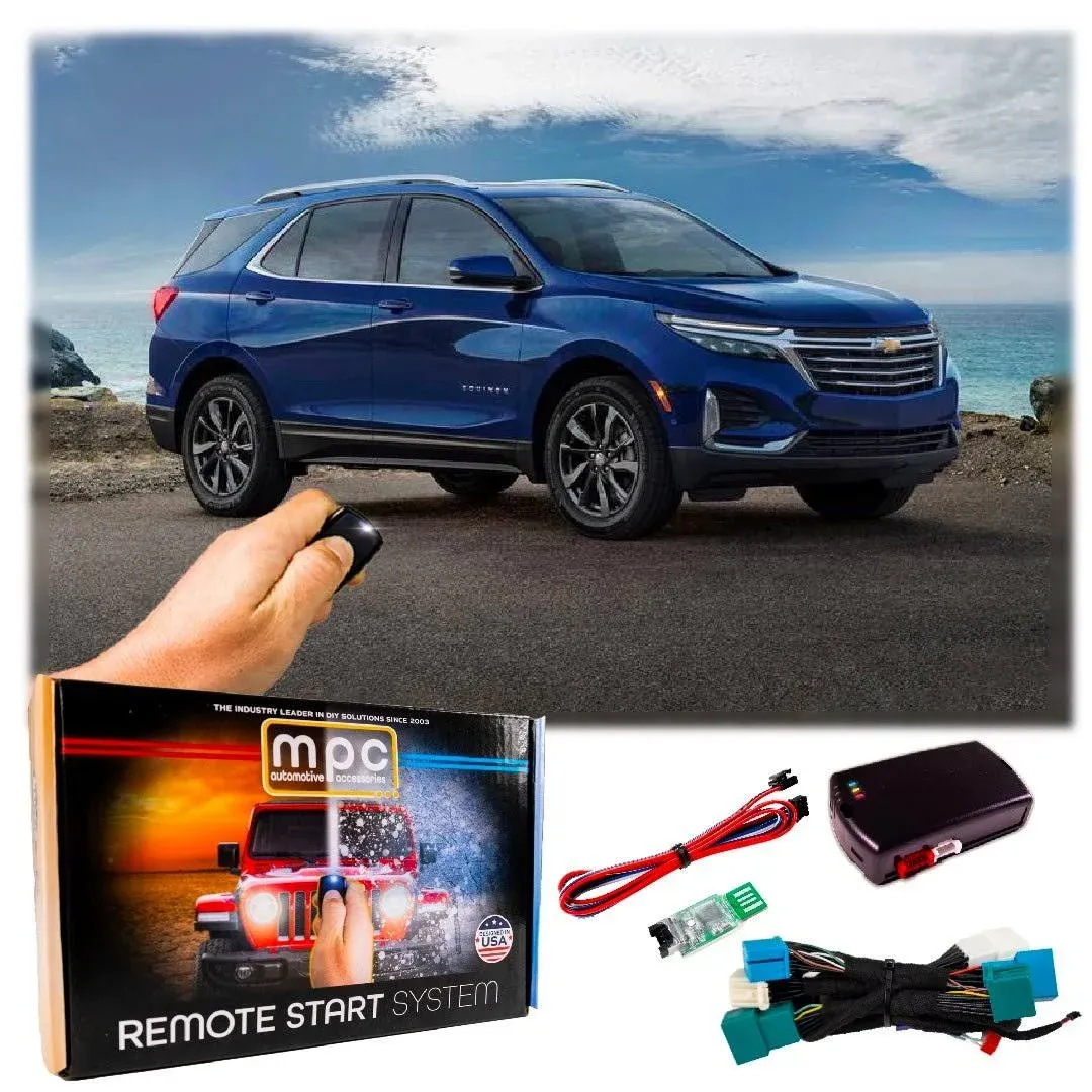 MPC Remote Start Kit Compatible with Chevrolet Equinox 2018-2024 || Push-to-Start || Uses Factory Fob || Includes Software Loader || Premier USA Tech Support