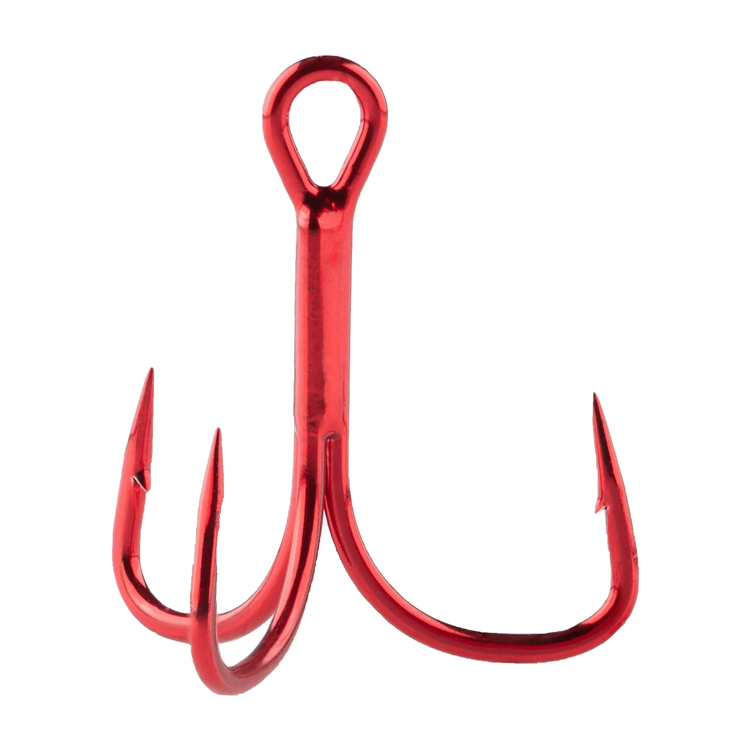 Berkley Fusion19 Medium Shank EWG Treble Hook - 4 - Red