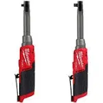 Milwaukee Extended Reach High Speed Ratchet 1/4&#034; 12V Lit-Ion Cordless M12 Red