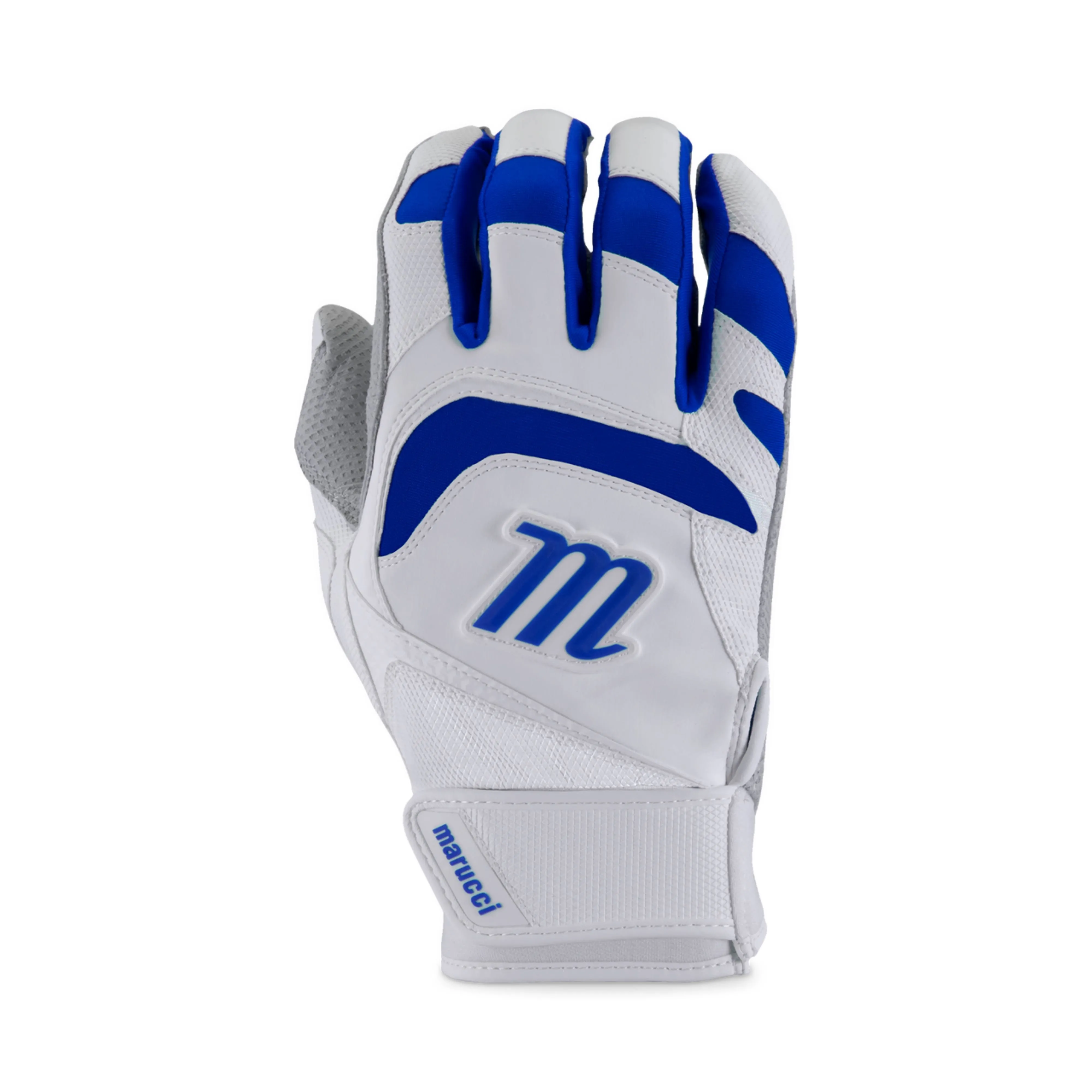 MARUCCI SIGNATURE BASEBALL BATTING GLOVES ADULT  White , Medium New