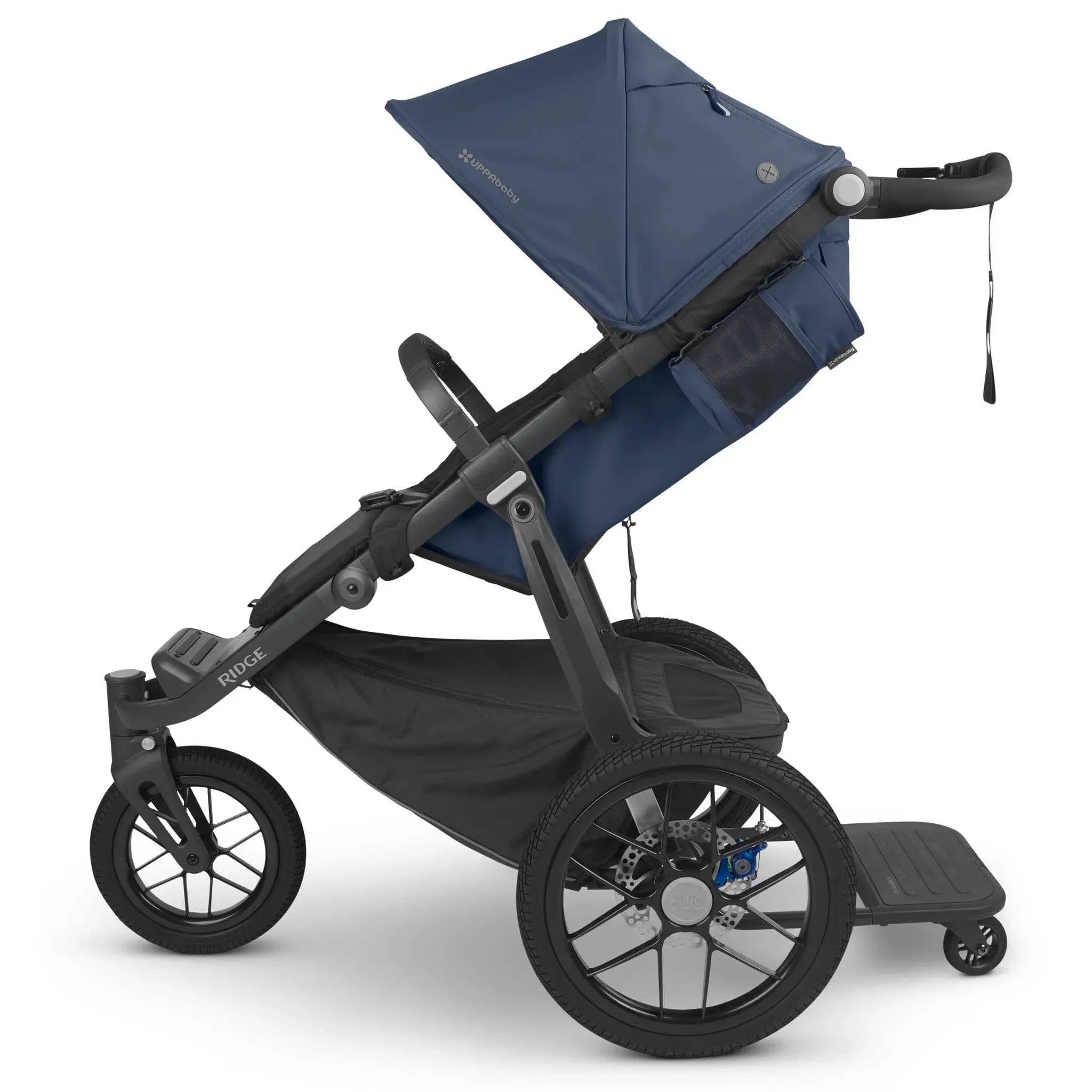 UPPAbaby Piggyback Ride-Along Board for Ridge Stroller/Quick Attachment for Toddlers to Stand + Stroll