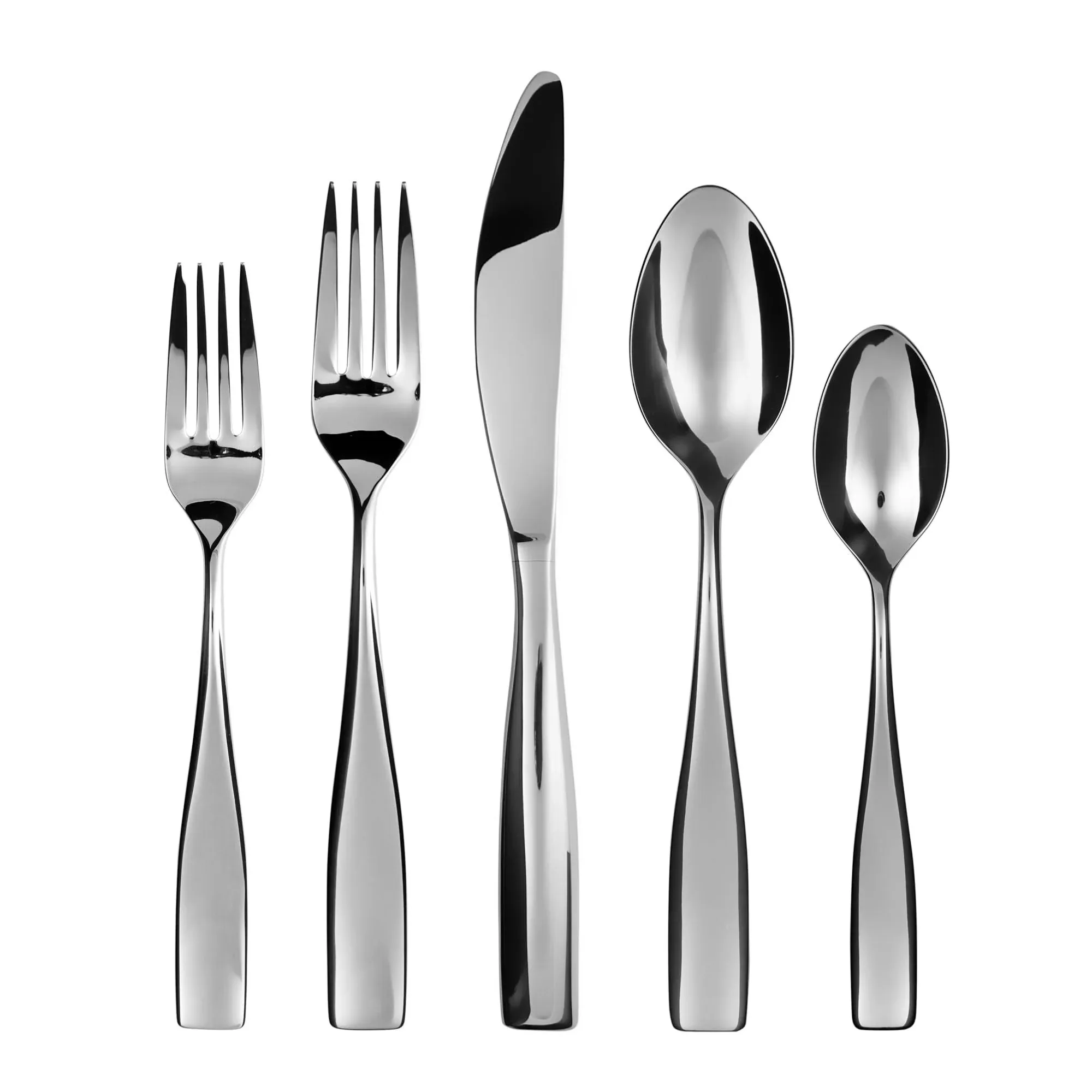 Gourmet Settings Beckett Mirror 40-Piece Flatware Set