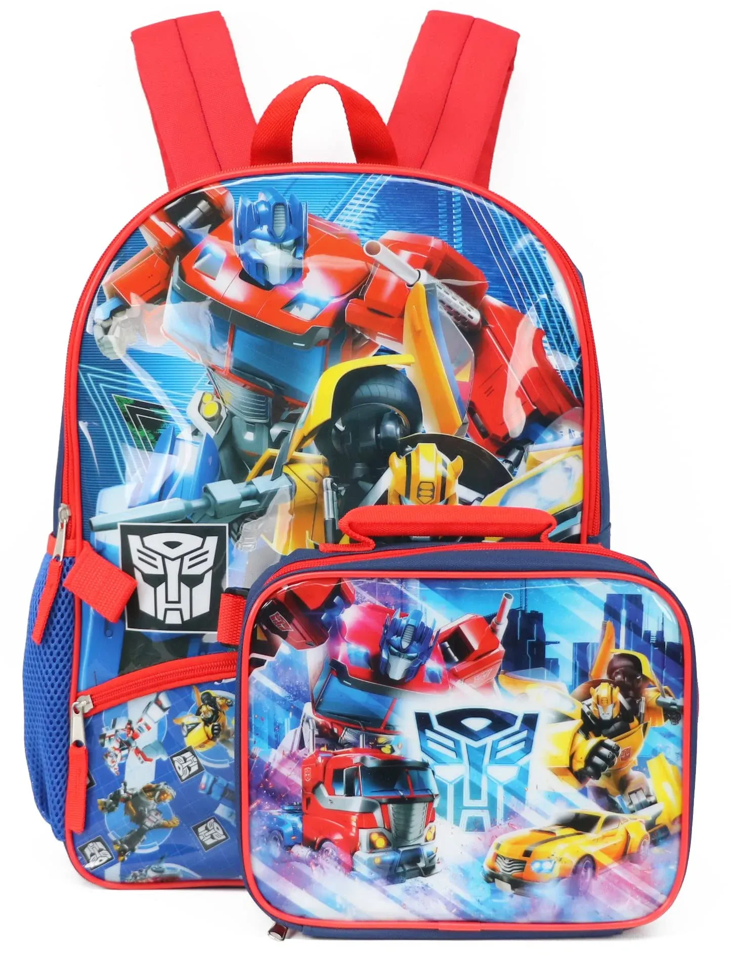 Transformers Full Size Backpack Lunchbox Set