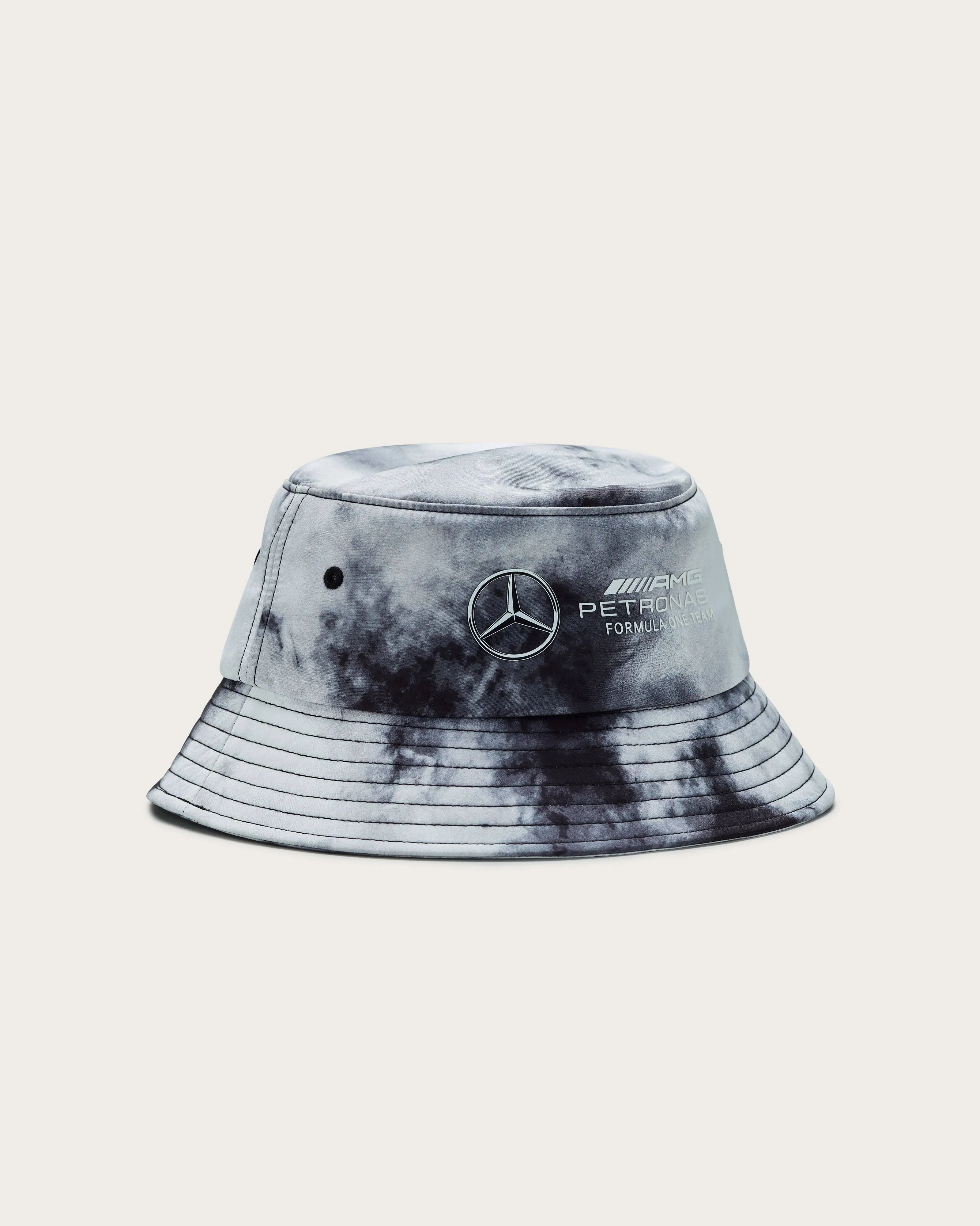 Fanatics Grey Mercedes AMG Petronas F1 Tie Dye Bucket Hat