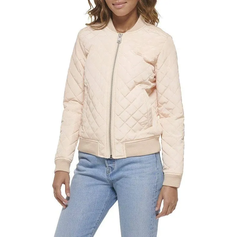 Levi's Women's Diamond Quilted Bomber Jacket