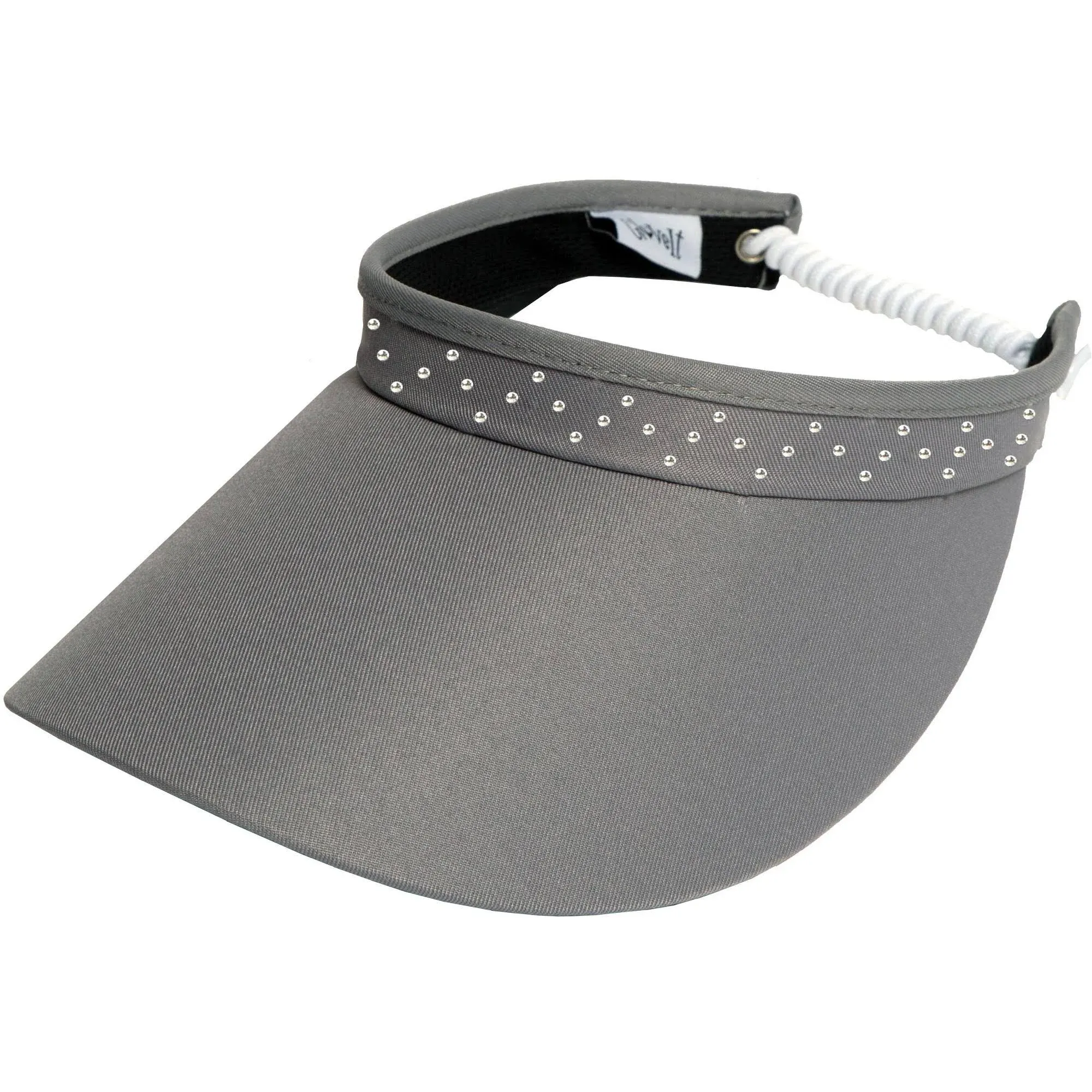 Glove It: Bling Coil Golf Visor - Grey