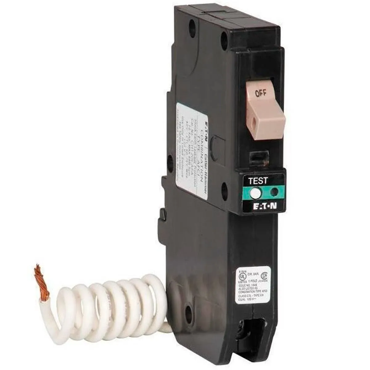 Eaton Cutler-Hammer 20 amps GFCI Single Pole Circuit Breaker w/Self Test