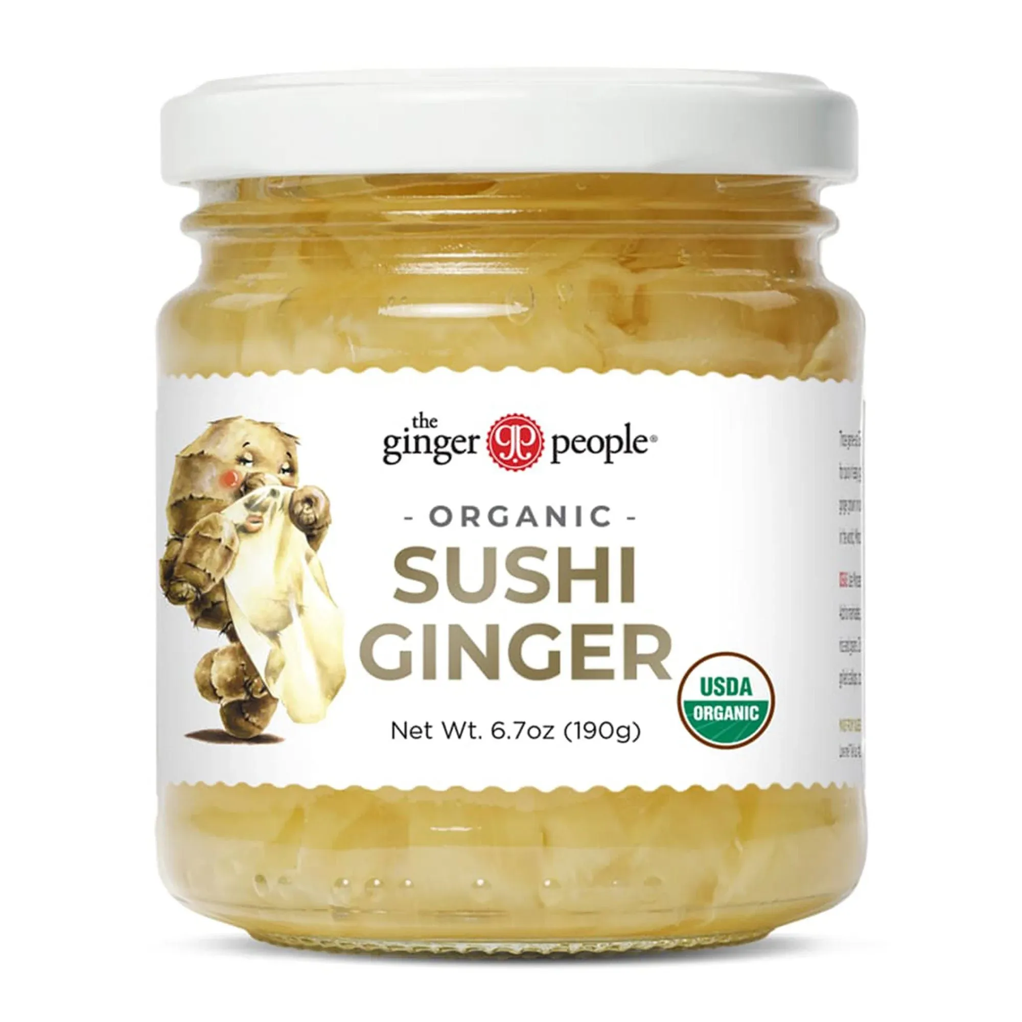 The Ginger People Organic Ginger Sushi 6.7 oz Jar