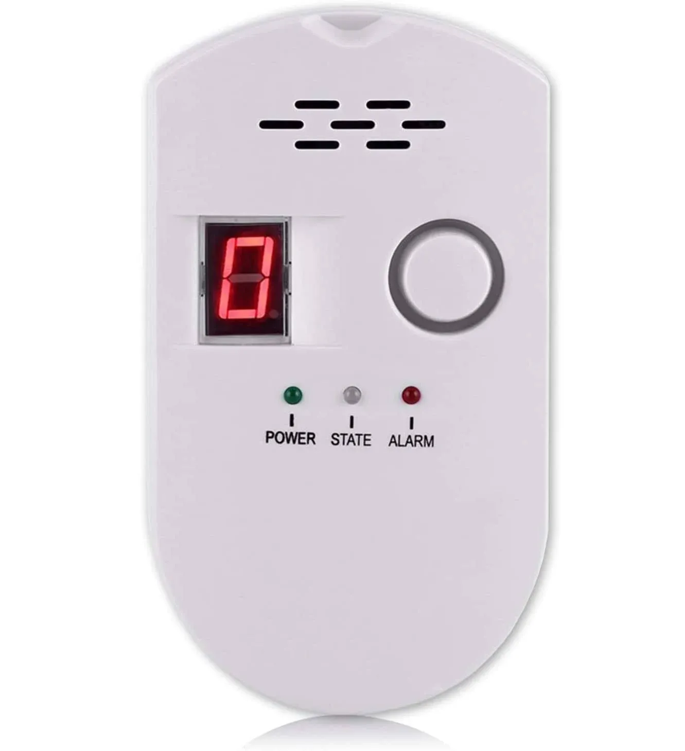 Plug Digital Natural Gas Detector Home Propane Combustible Gas Leak Alarm I6Y5