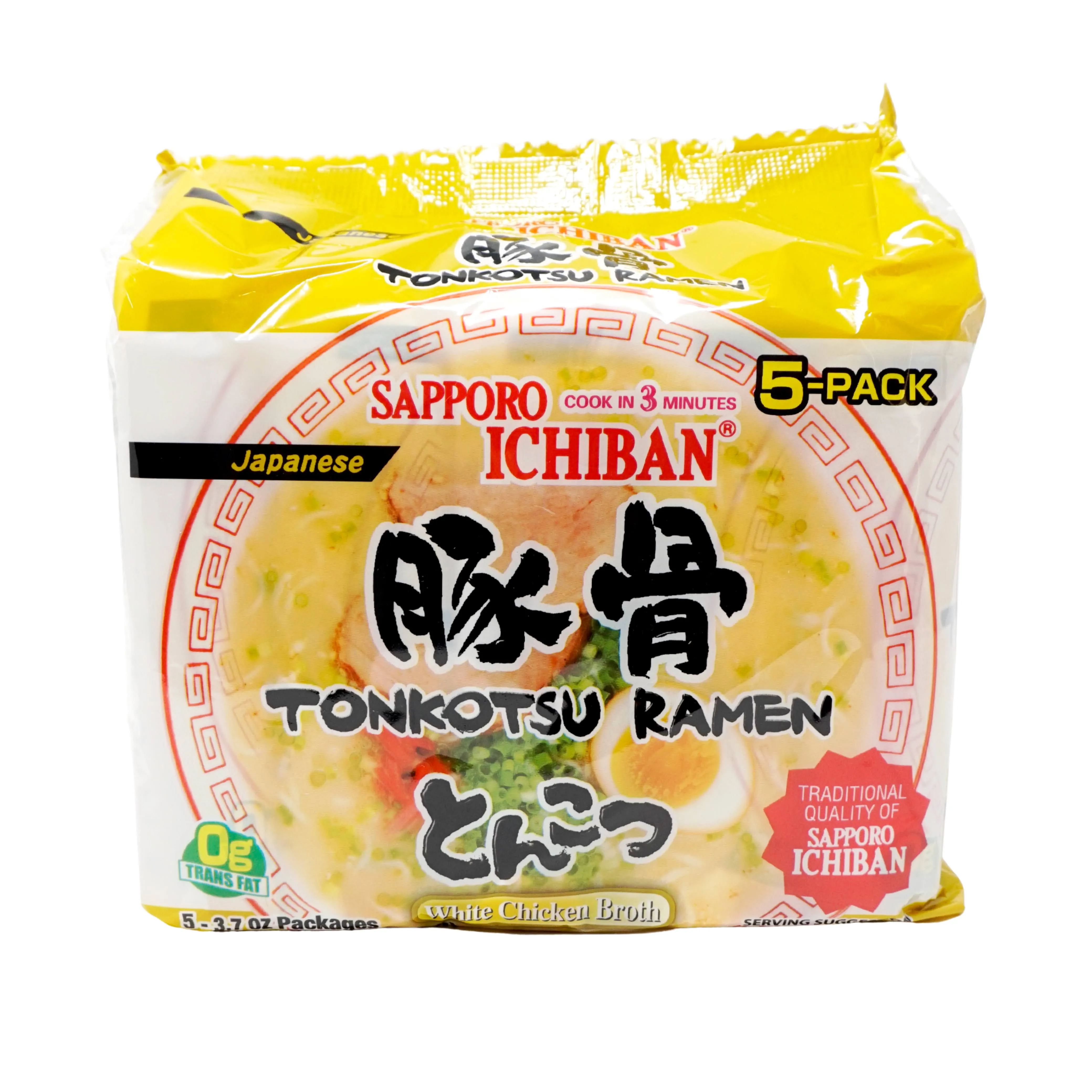 Sapporo Ichiban Tonkotsu Ramen Noodle Soup 5 Pack by World Market