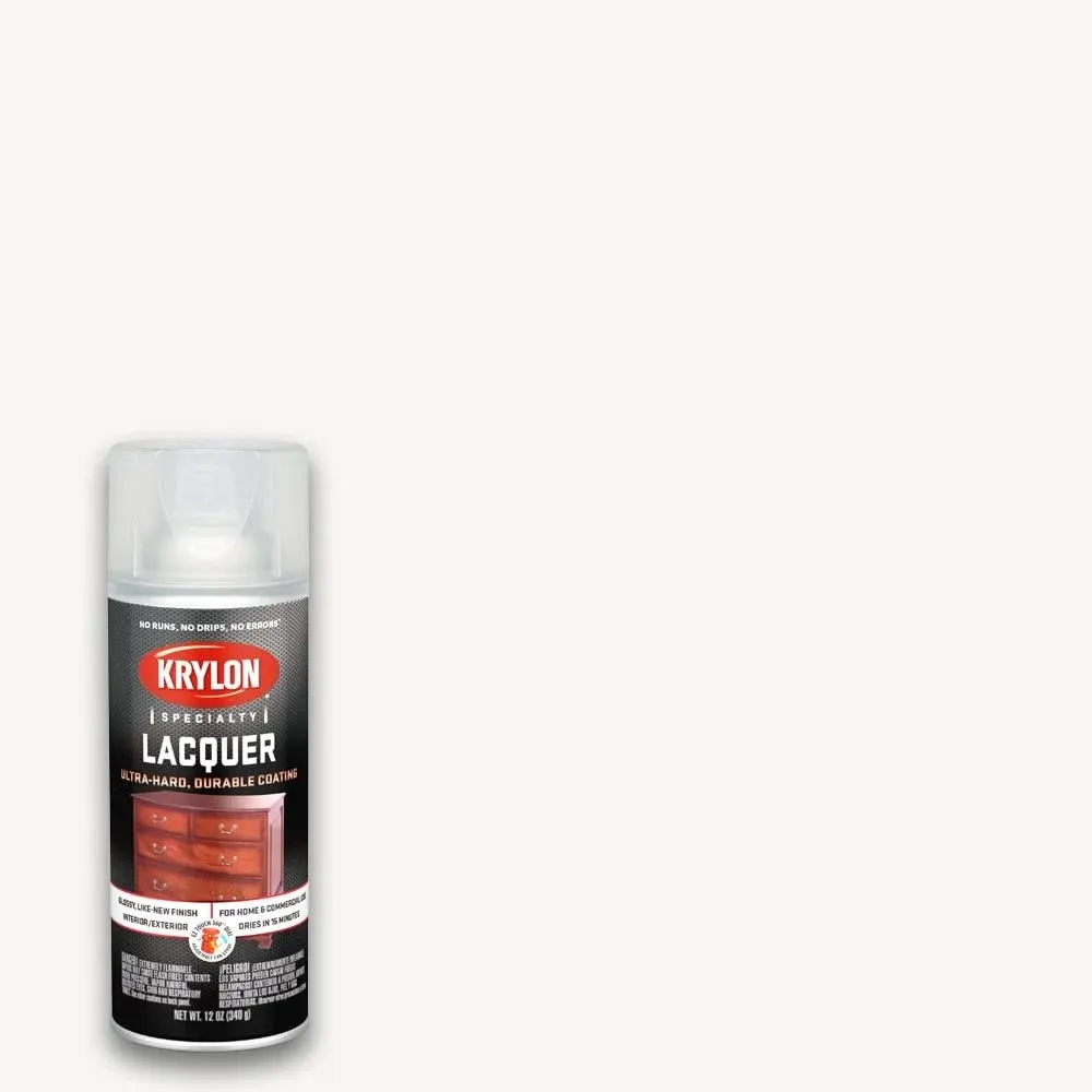 Krylon - K07032777 - 12 oz. Clear Spray Lacquer