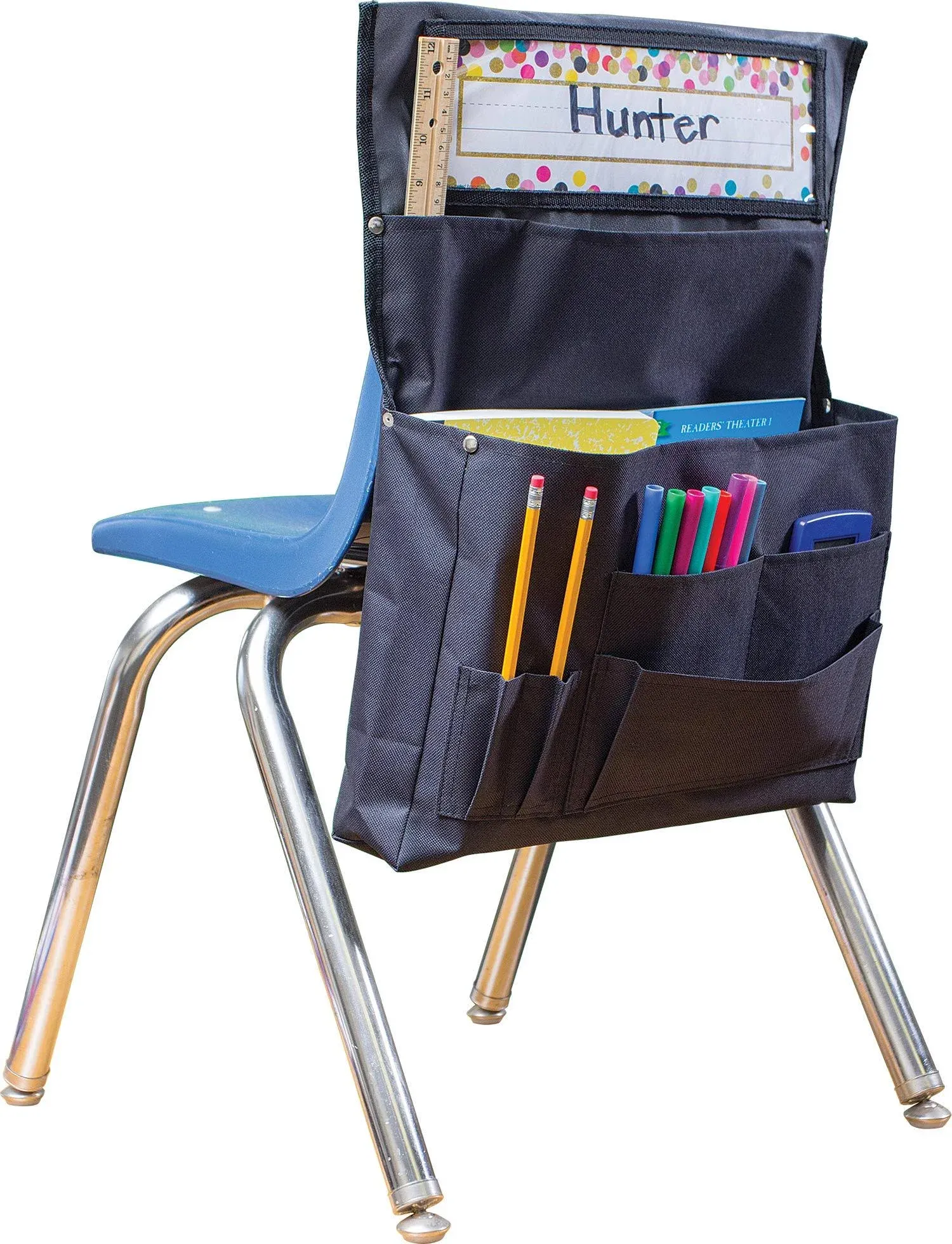 Teacher Created Resources® Black Chair Pocket, Pack of 2