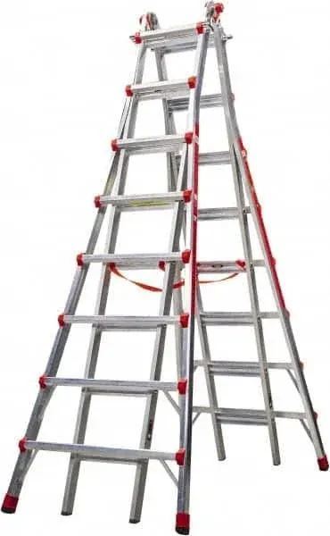 Little Giant Aluminum SkyScraper Telescoping Step Ladder 10109