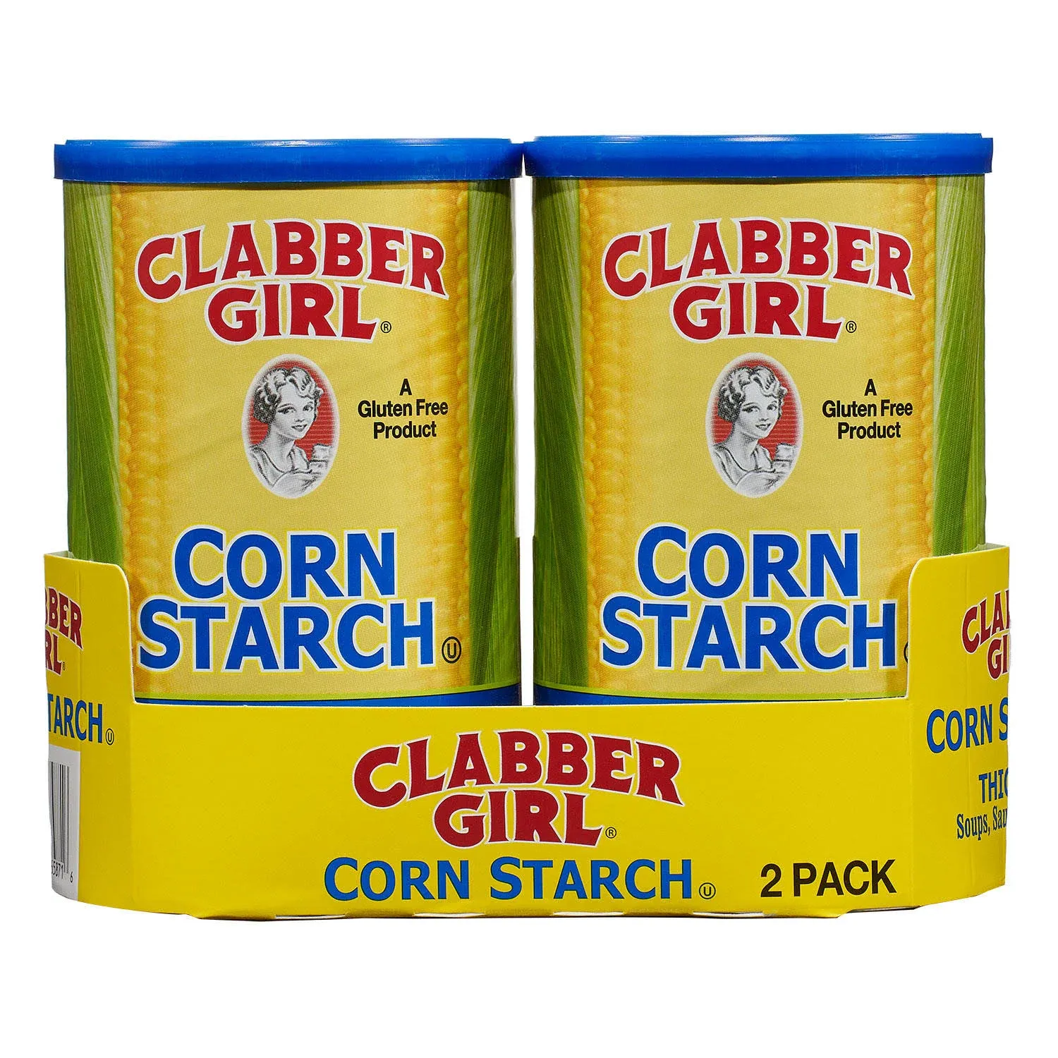 Clabber Girl Corn Starch, 16 Ounce (Pack of 2)