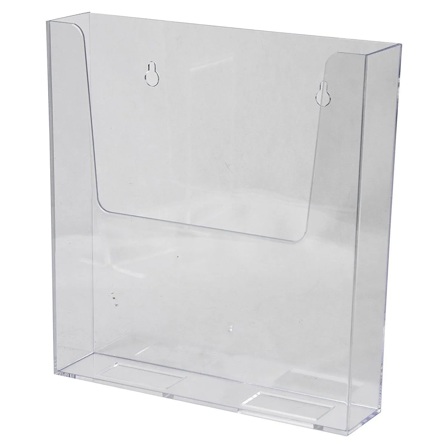 AZM Displays Wall Mount Brochure Holder 8.5 x 11 Inches Clear Acrylic Premium Quality