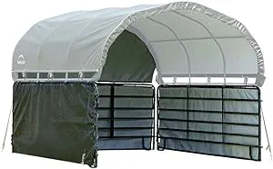 ShelterLogic 12’x12’ Equine, Livestock and Agricultural Corral Shelter Enclosure Kit (Corral Panels and Corral Shelter Not Included)