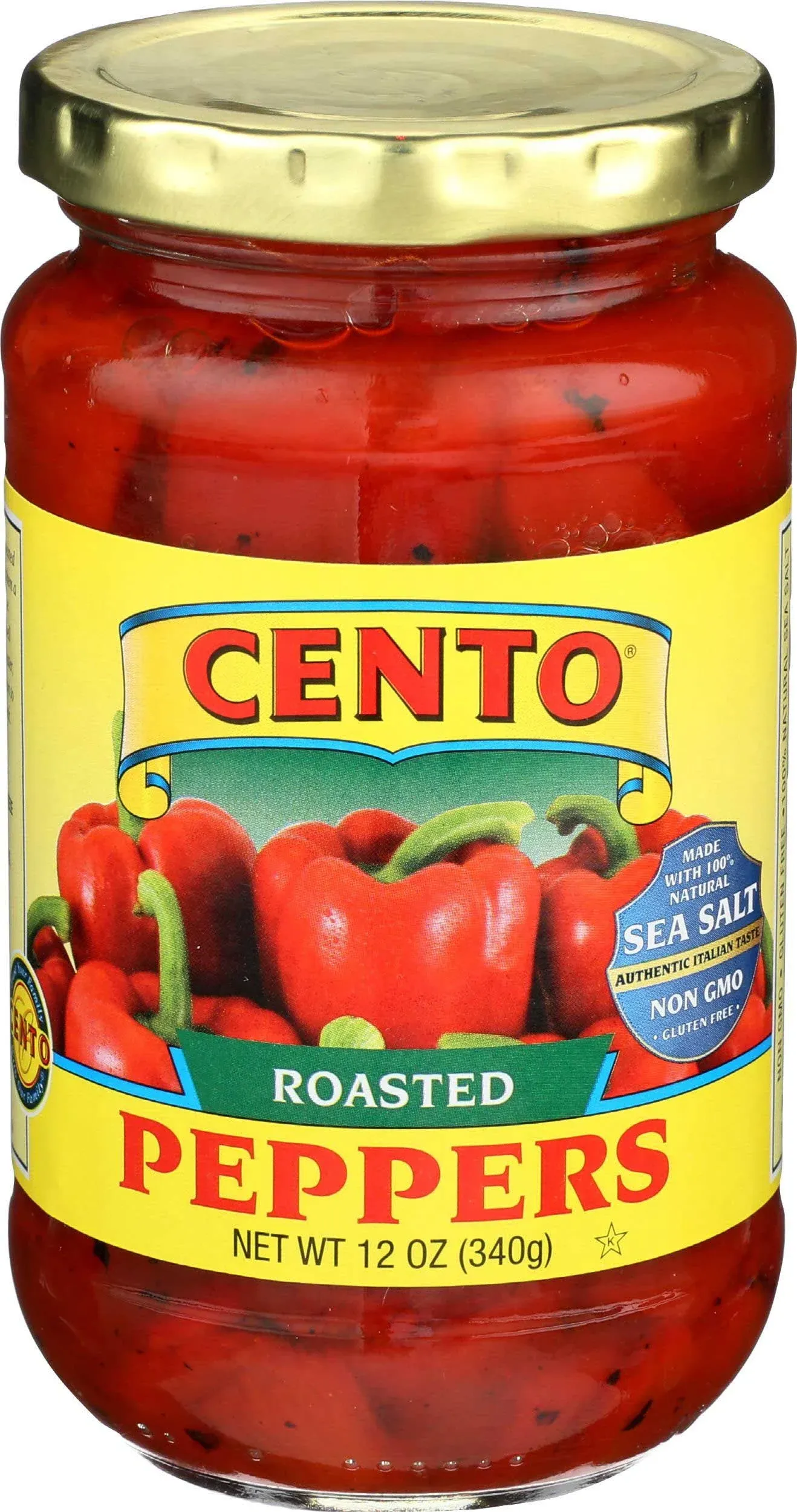 Cento Peppers, Roasted - 12 oz