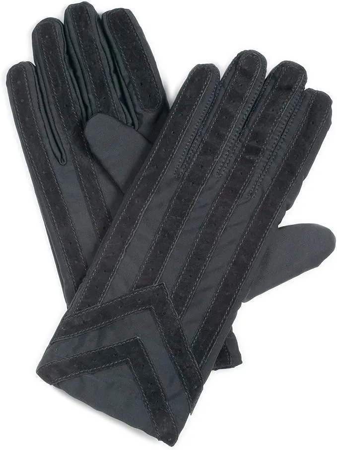 isotoner Signature Men's Gloves, Spandex Stretch with Warm Knit Lining