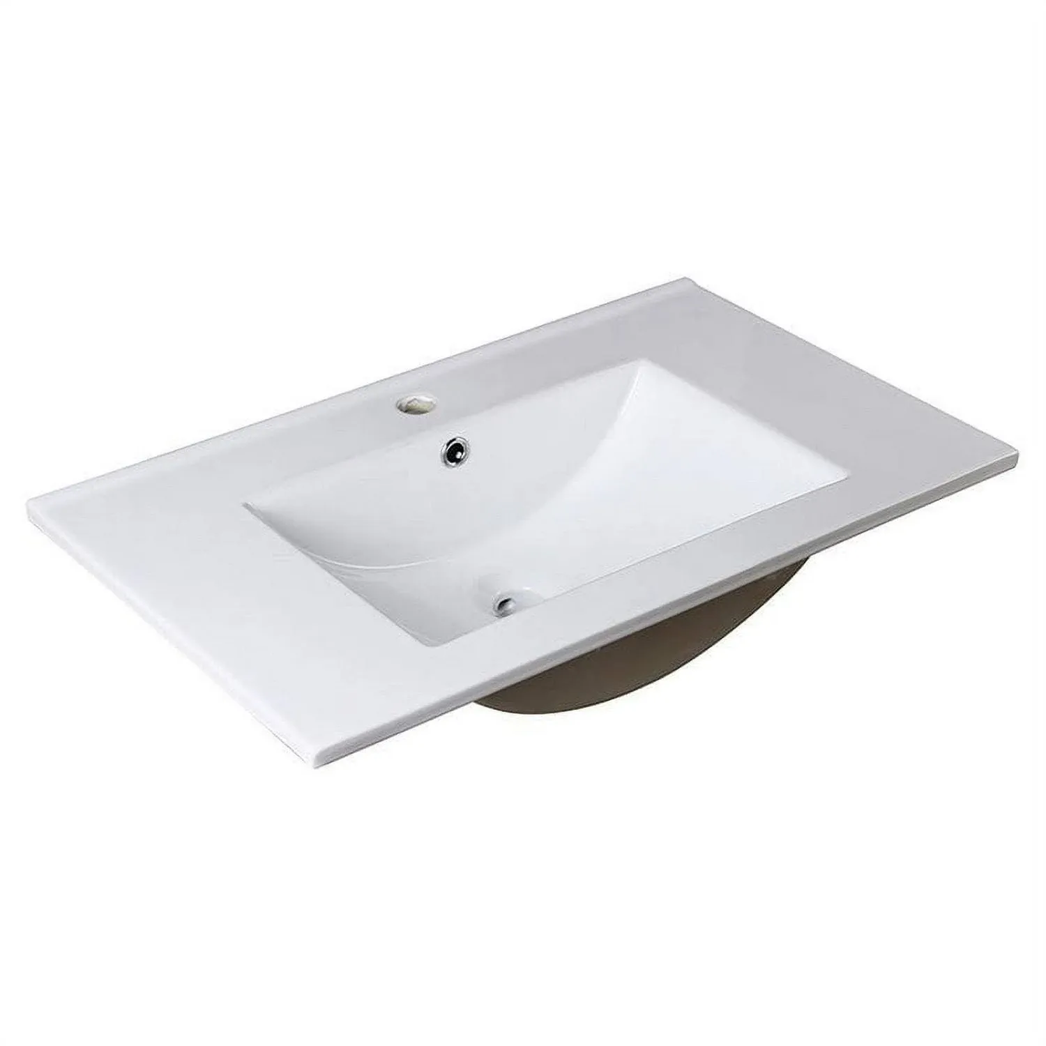 Fresca FVS6230 Torino 30&#034; Ceramic Drop In Vanity Top - White