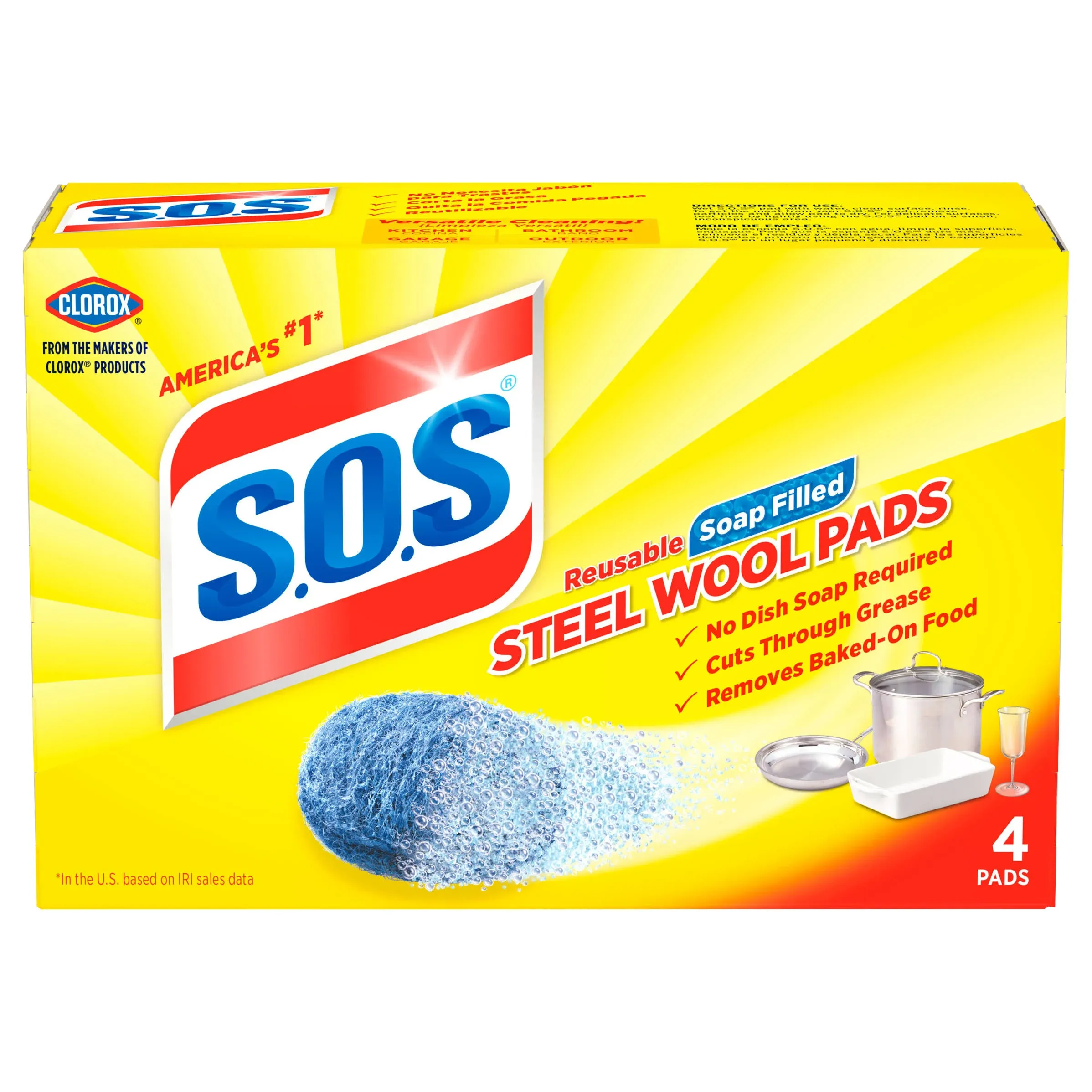 S.O.S Steel Wool Soap Pads