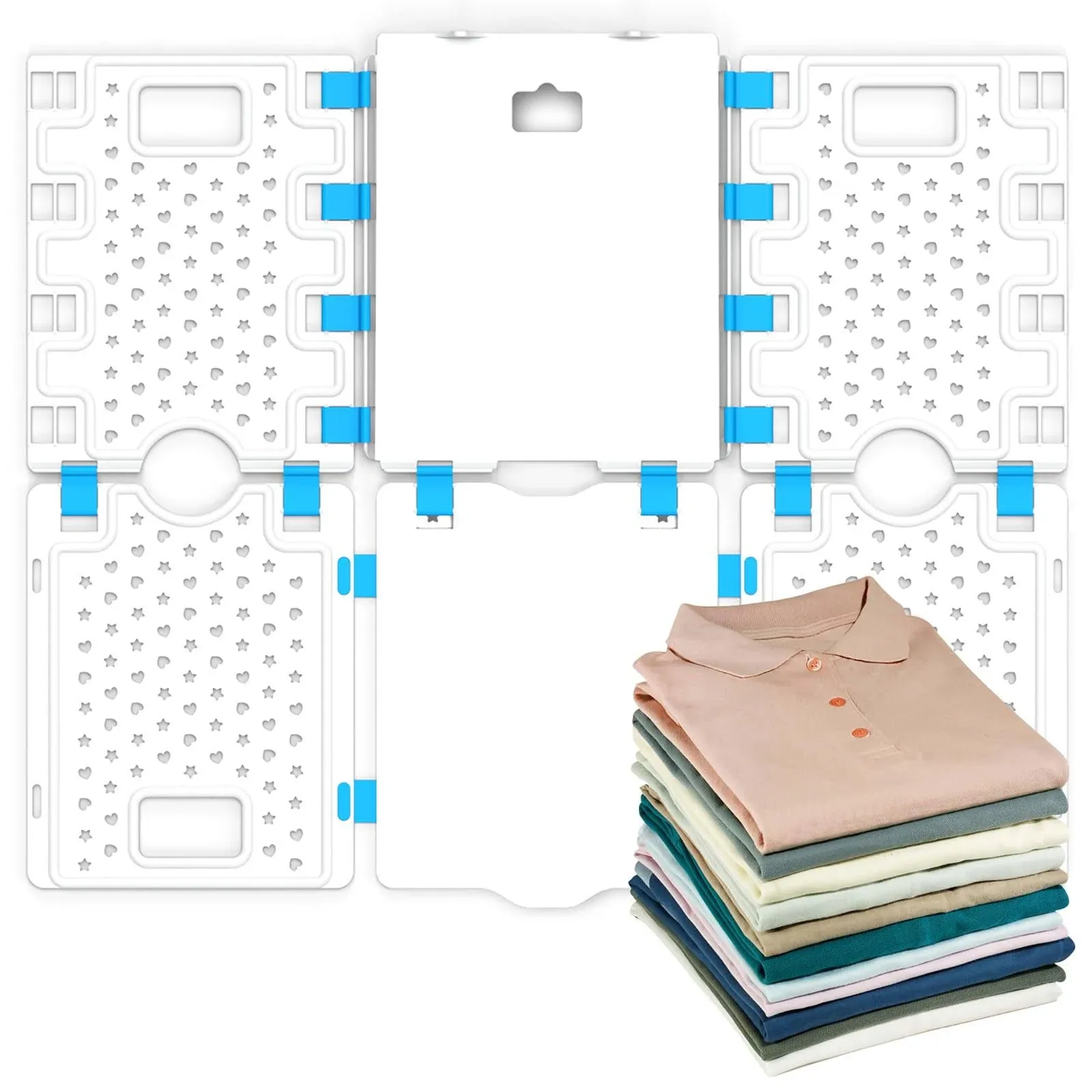 Version 4 Shirt Folding Board t Shirts Clothes Folder Durable Plastic Laundry...