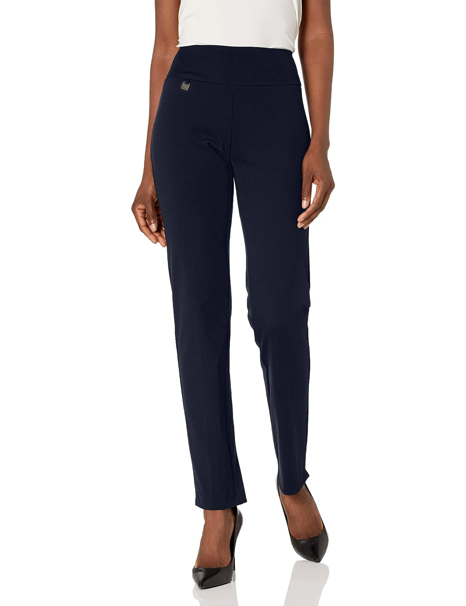 Slim- Sation Pull-On Knit Narrow Leg Pant - Midnight 12 / Midnight