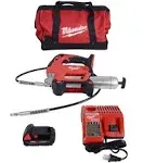 New Milwaukee 2646-21ct M18 18 Volt Cordless Grease Gun Kit With Case Sale