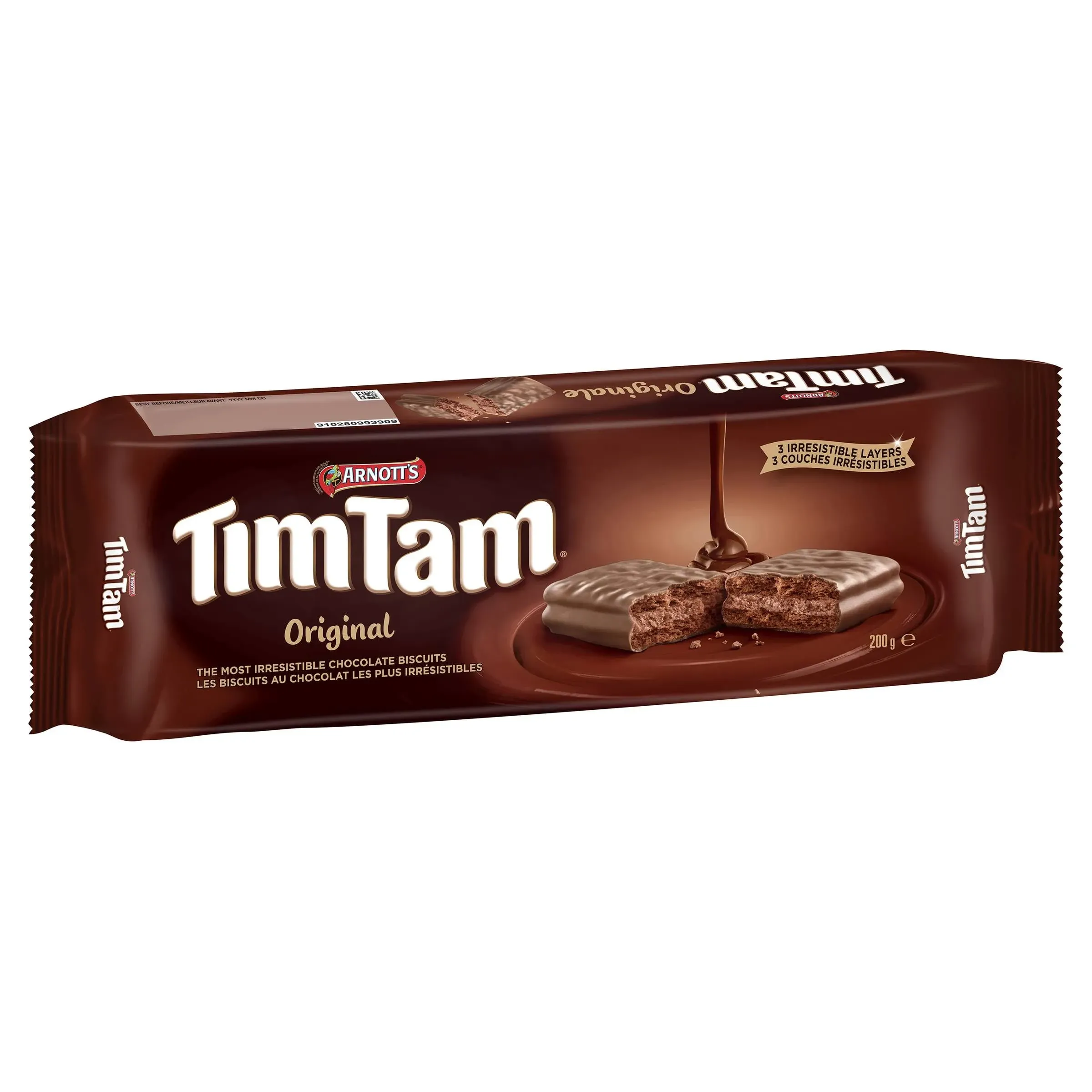 Arnott&#039;s Original Tim Tam Chocolate Biscuits, 200 Grams/7.05oz (11 COOKIES)