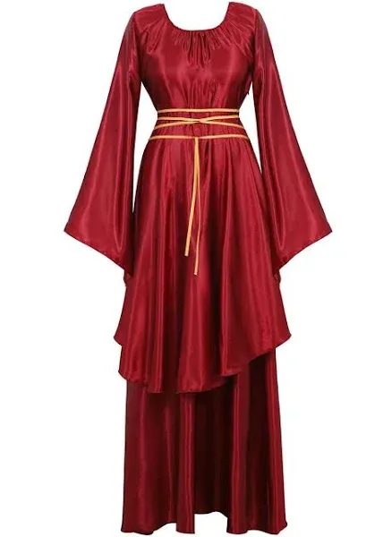 Parlsdy Womens Medieval Dress Victorian Costume Renaissance Long Dress Costumes 