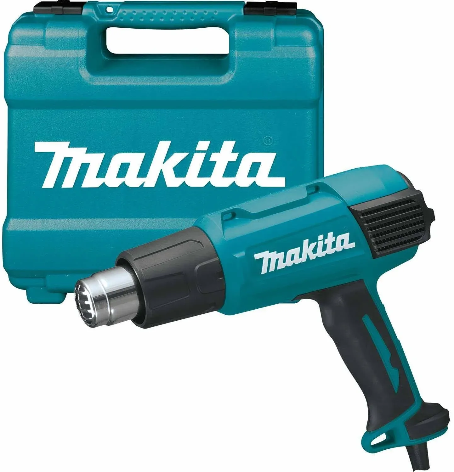 Makita HG6031VK Variable Temperature Heat Gun Power Cord W/ Case Nozzle Scraper