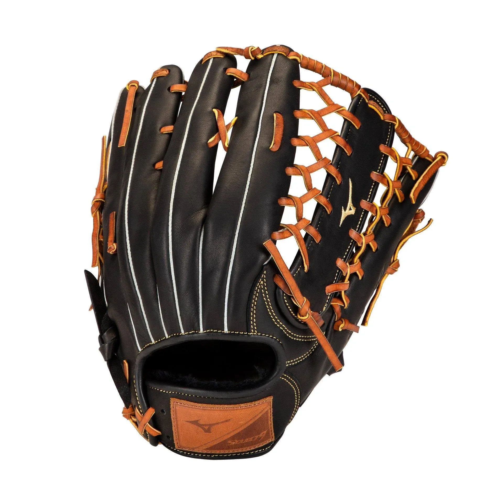 Mizuno GSN1250 Select 9 Outfield Baseball Glove 1250, Black/Brown Ichiro Web 