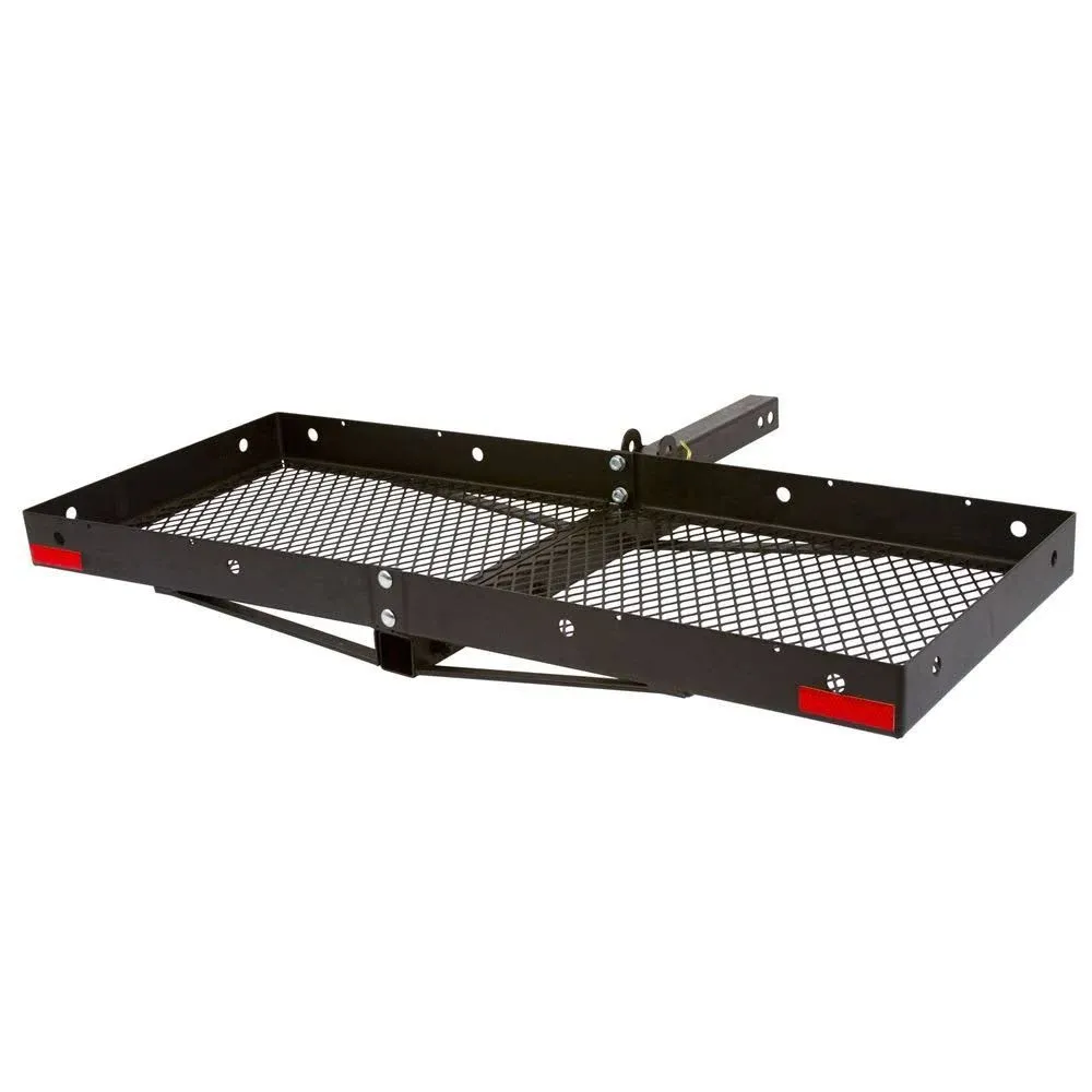 48&#034; Folding Cargo Carrier Hitch Mount Utility Tray Rack