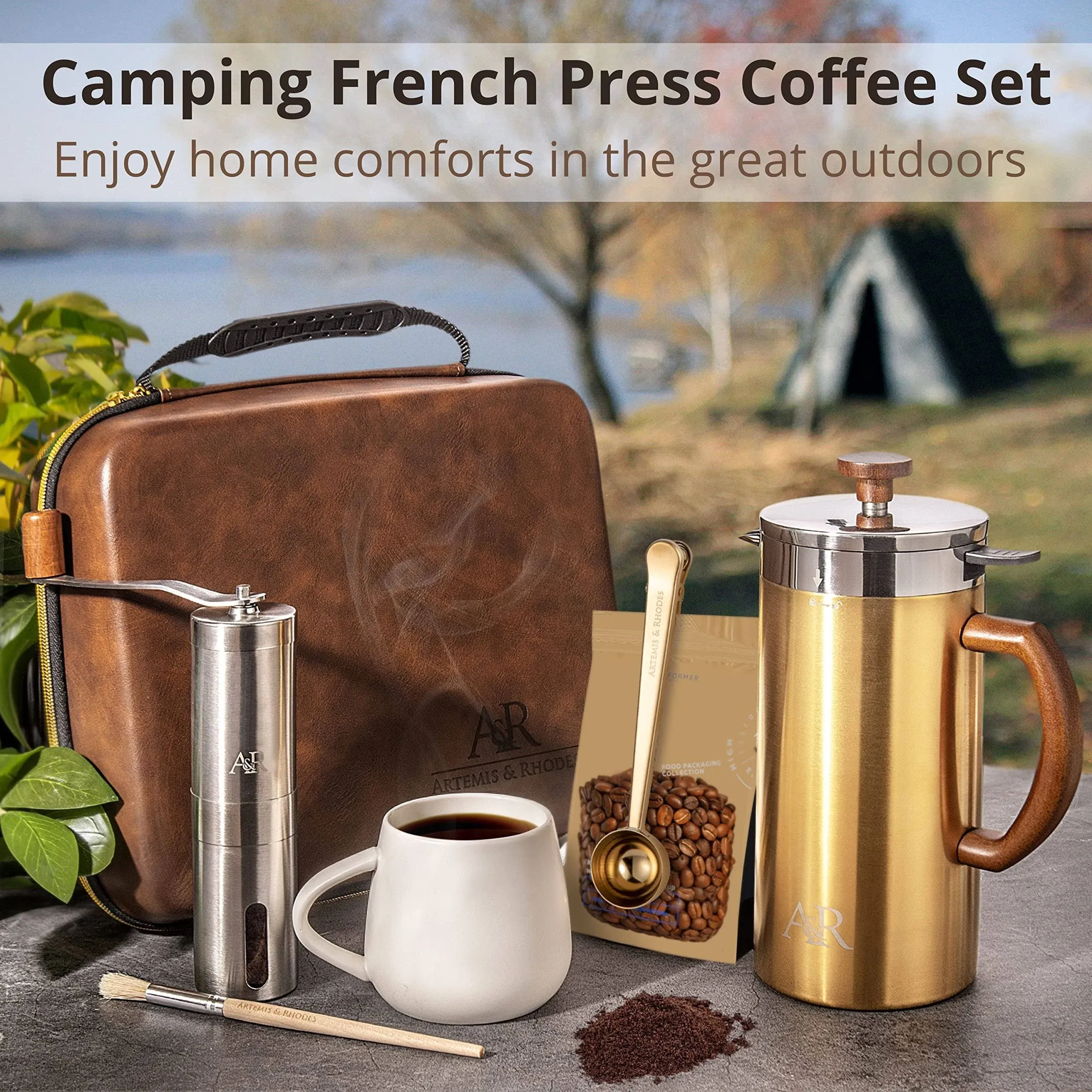 French Press Travel Coffee Press Travel French Press Coffee Maker Set French Cof