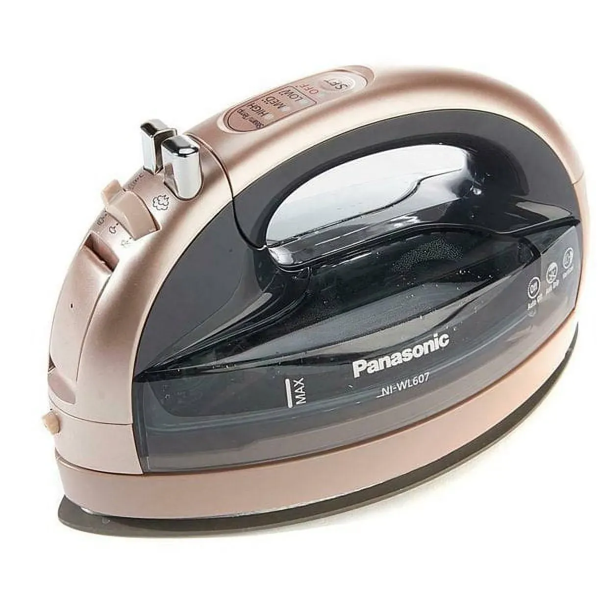 Panasonic 360º Freestyle Advanced Ceramic Cordless Iron, Rose Gold