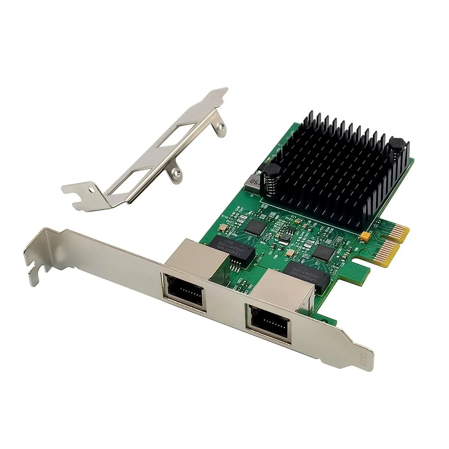 Dual-Port 2.5GBase-T PCIe Network Adapter RTL8125B 2500/1000/100Mbps PCI Express Gigabit Ethernet NIC Card RJ45 LAN Controller