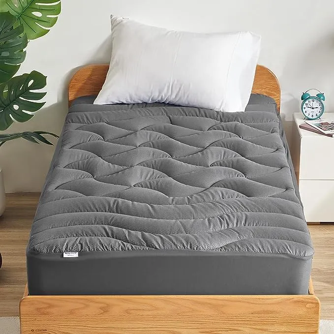 Cooling Twin Mattress Topper Single Bed Premium Zoned Cool Mattress Pad Cover