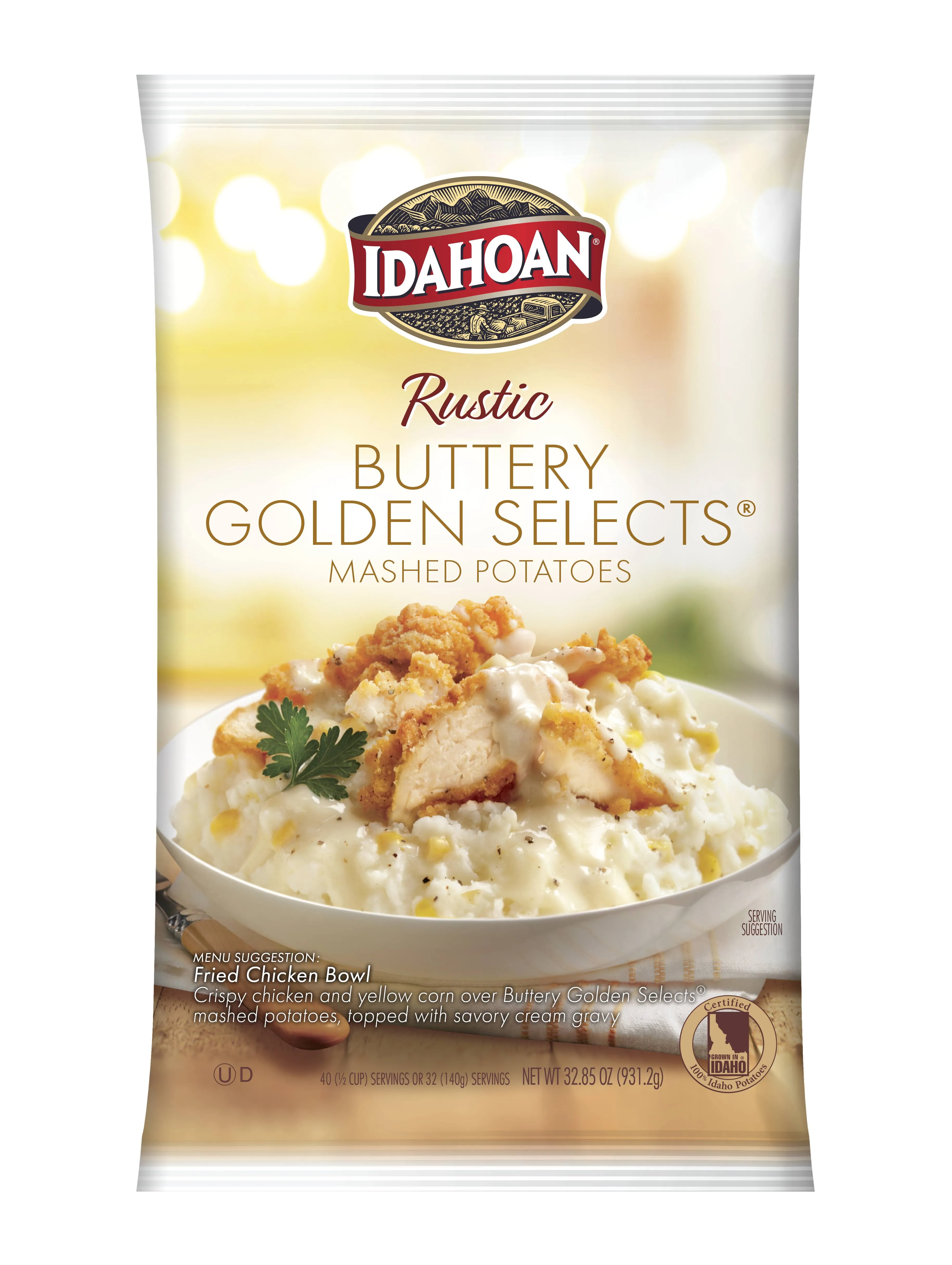 Idahoan Buttery Golden Selects Mashed Potatoes