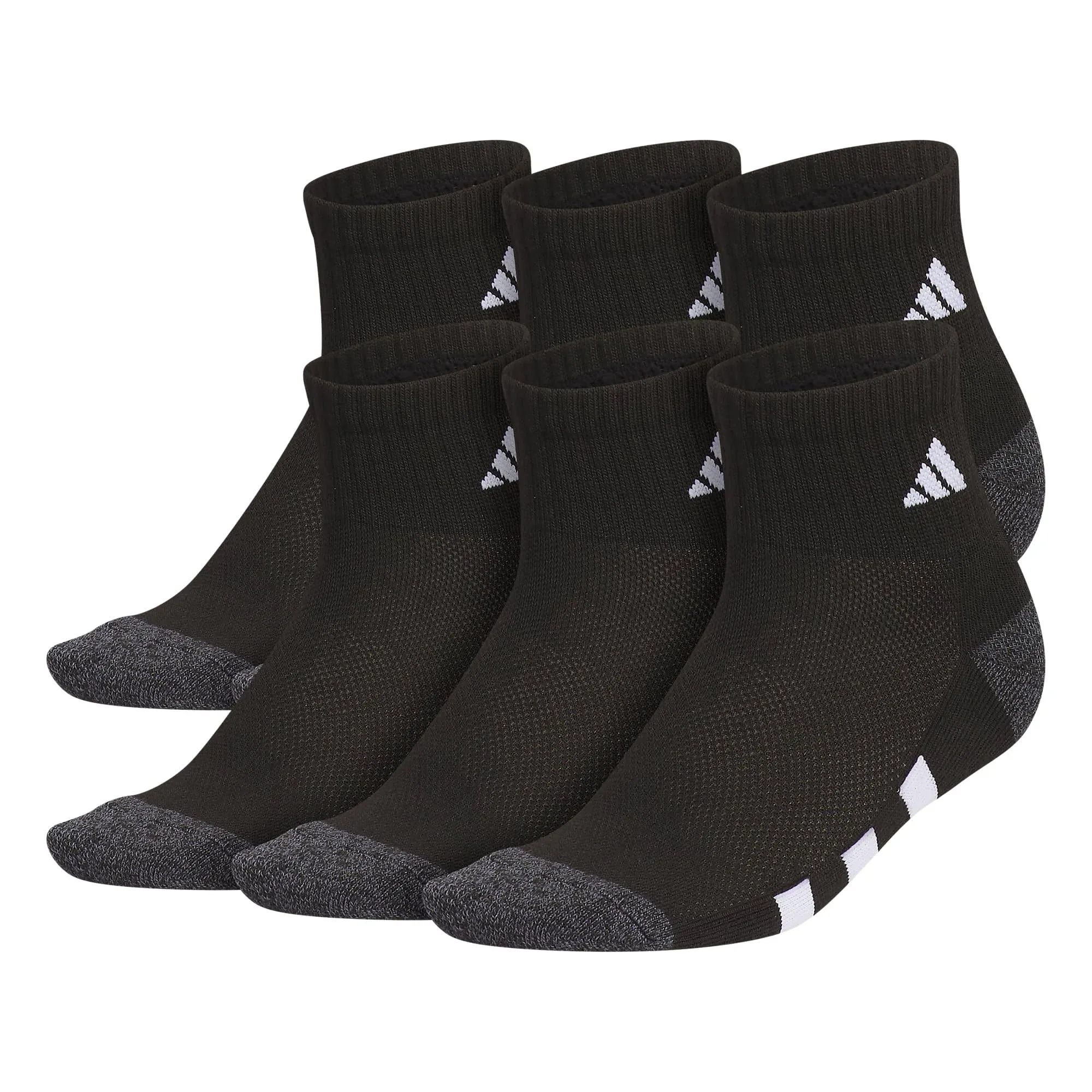 Adidas Kids' Athletic Cushioned Quarter Socks