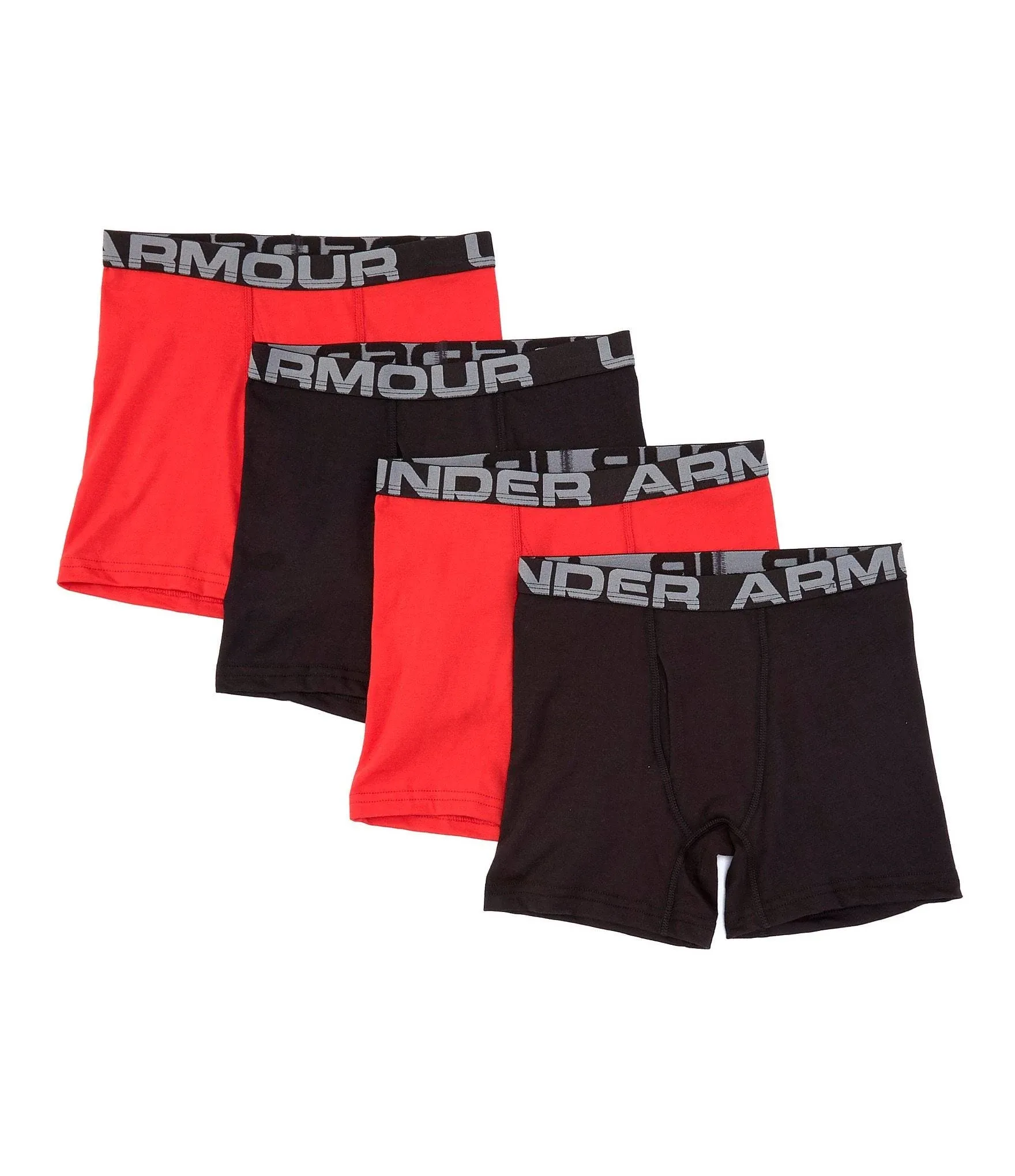 Boys' UA Cotton Boxerjock® 4-Pack