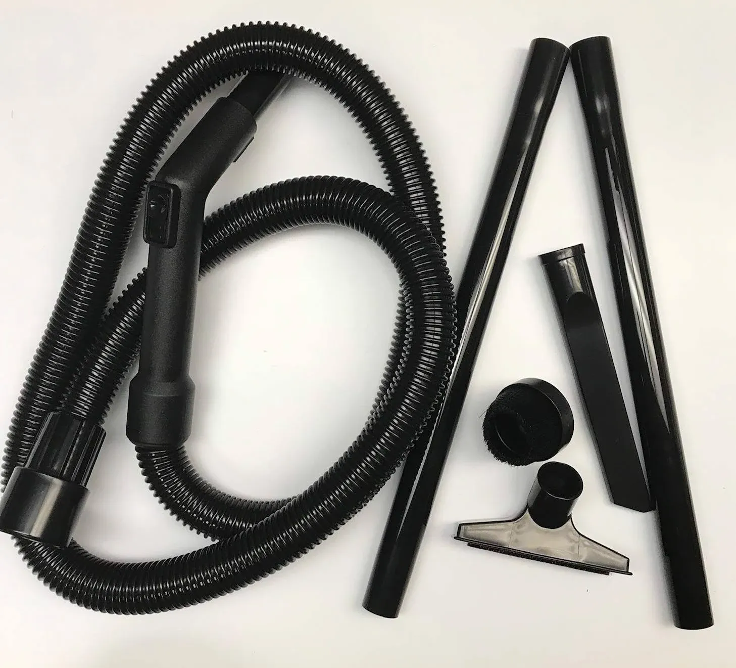 Compatible Replacement for Shop Vac and Rigdit Style Vacuum Cleaners Crushproof Commercial Grade Hose with Tool Set. Has 2 1/4&quot; Machine End Coupling