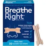 Breathe Right Nasal Strips, Original, Tan, Small/Medium - 30 Strips