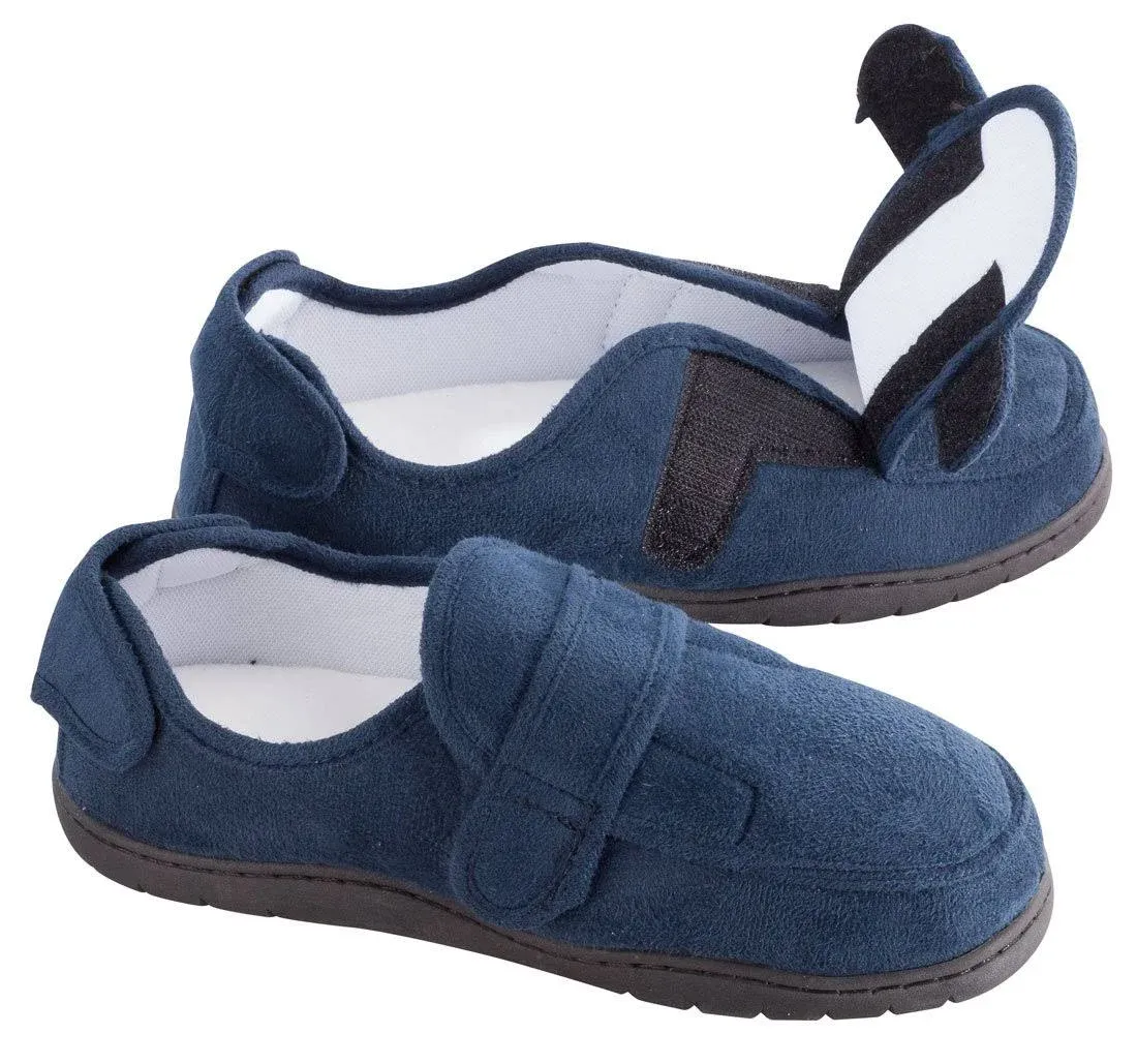 Plush Adjustable Memory Foam Slippers