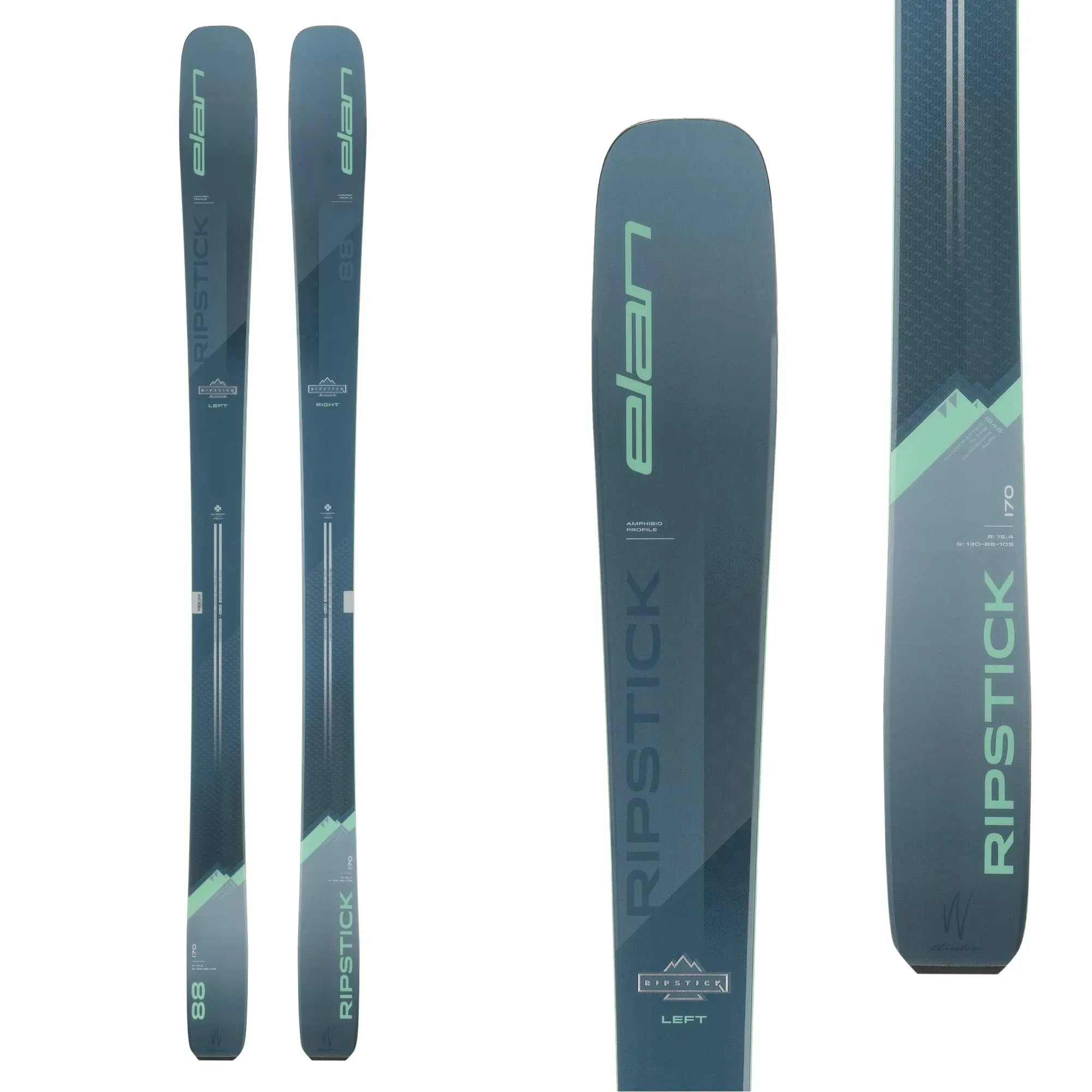 "Elan Women's Ripstick 88 Skis (Ski Only) 2024"