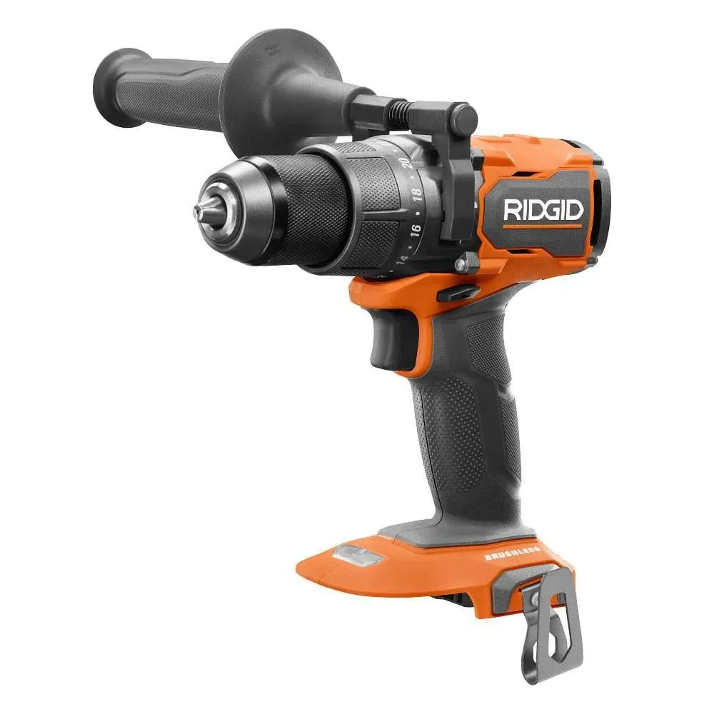 RIDGID 18V Brushless Cordless 1/2 in. High Torque Hammer Drill/Driver