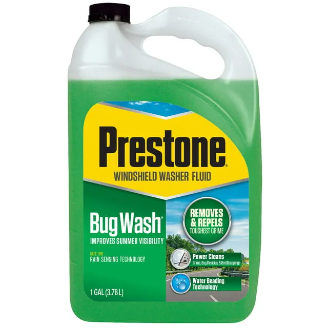 Prestone As657 Bug Wash Windshield Washer Fluid