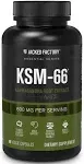 Jacked Factory Ashwagandha Root Extract (ksm-66 Ashwagandha) w/ 5% Withanolides - Supplement for Natural Stress Relief, Cognitive Function, Vitality