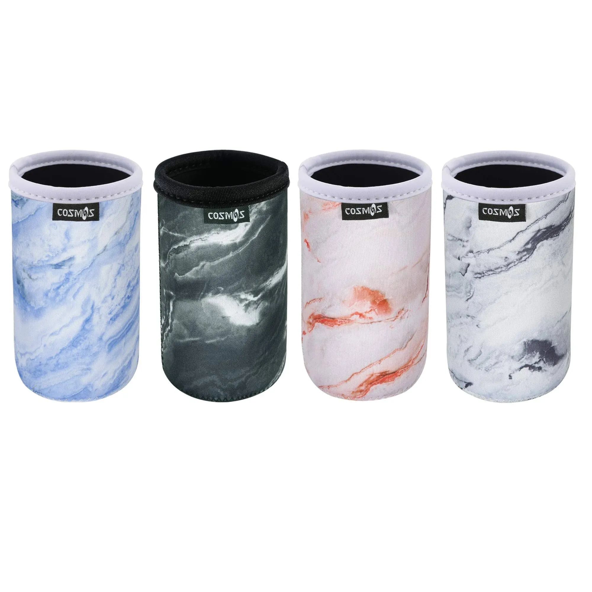 CM Soft Neoprene 16 Fl Oz Can Sleeves Insulators Covers 16 OZ, Multicolor 