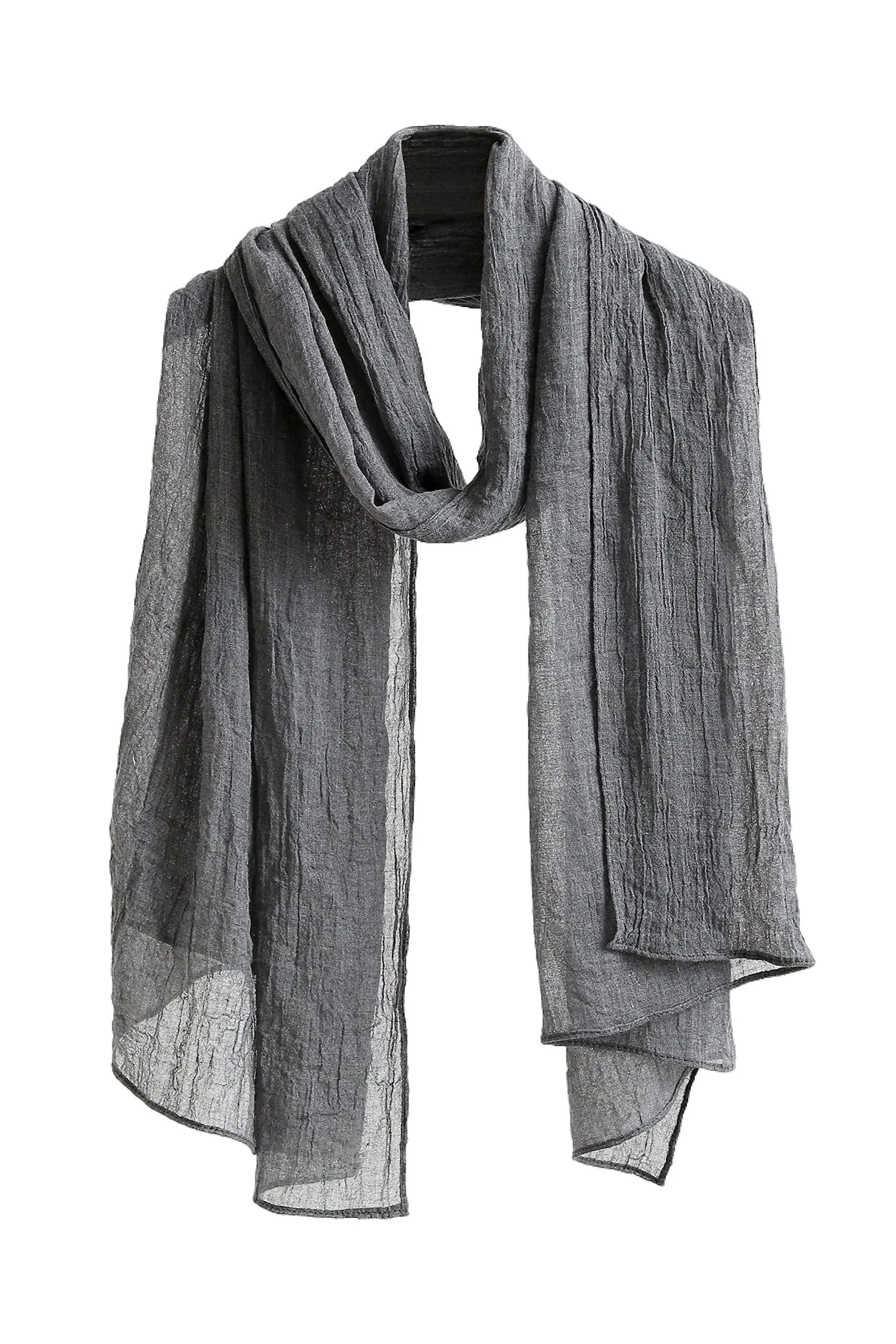 Jeelow Cotton Feel Scarf Shawl Wrap Soft Lightweight Scarves And Wraps For Men Women