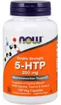 Now Foods 5-HTP 200 mg Double Strength 120vc